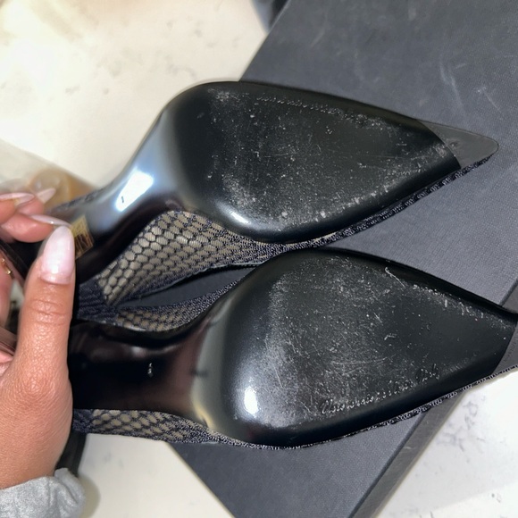 Dolce & Gabbana Black and Gold Stiletto Heels - Picture 10 of 16